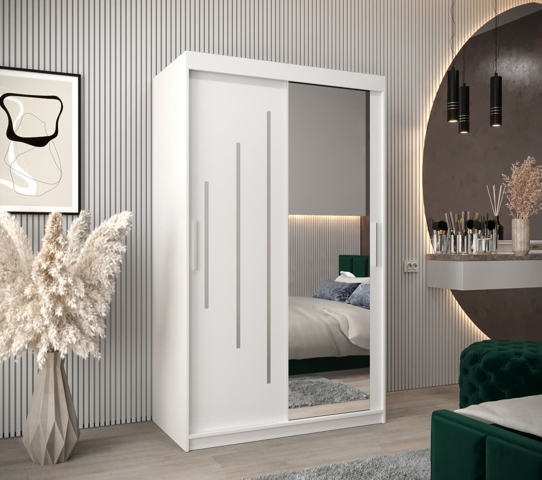 York II Sliding Door Wardrobe 120cm