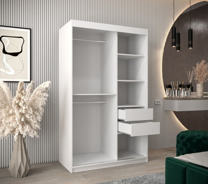 Roma I Sliding Door Wardrobe 120cm