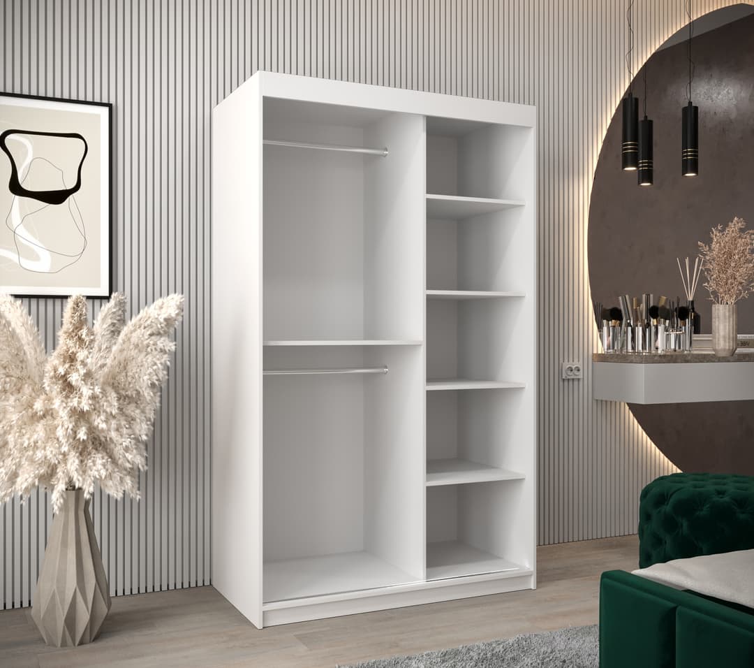 Uppsala T2 Sliding Door Wardrobe 120cm