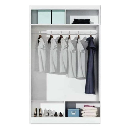 Full Mirrored Grey Sliding Wardrobe - 4 Sizes