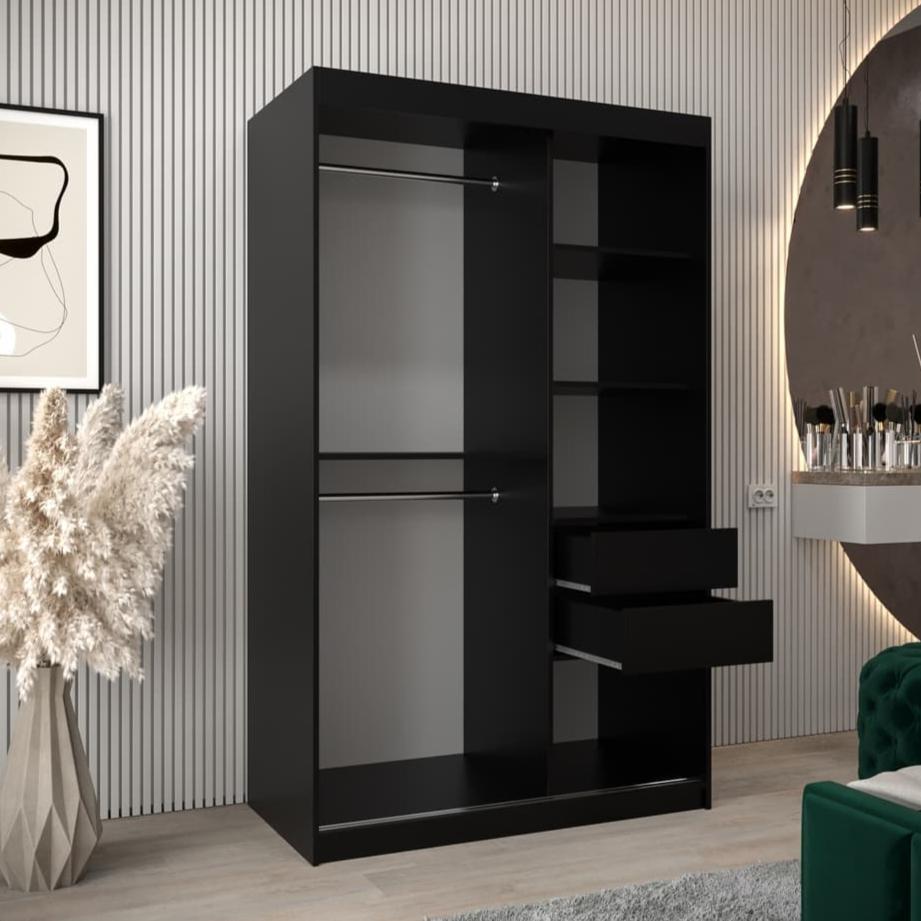 Parma Sliding Door Wardrobe 120cm