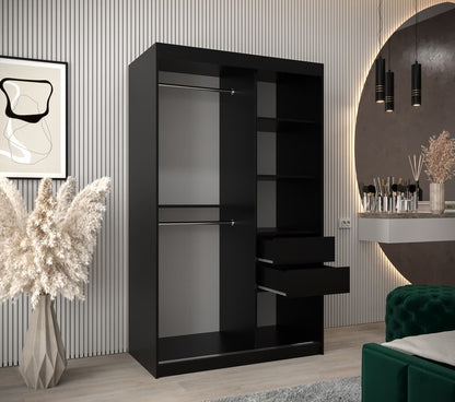 Uppsala V2 Sliding Door Wardrobe 120cm