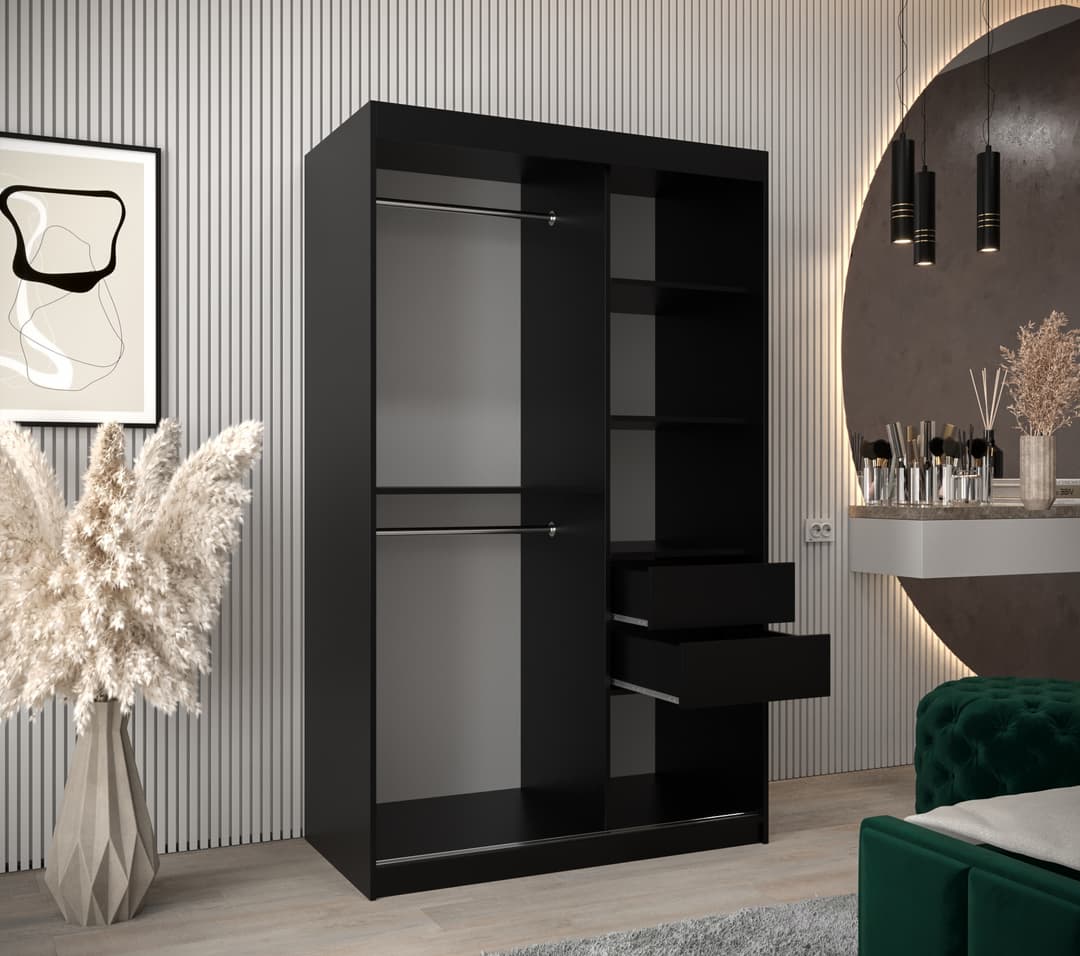 Seville Sliding Door Wardrobe 120cm