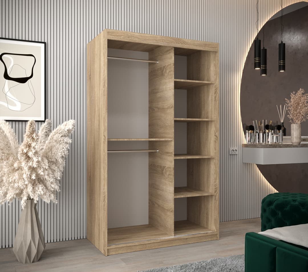 Torino Sliding Door Wardrobe 120cm