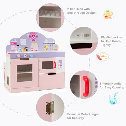 2 in 1 Kitchen / Cafe Playset