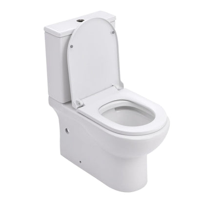 63cm D Comfortable 2-Piece Elongated Toilet with Dual Flush