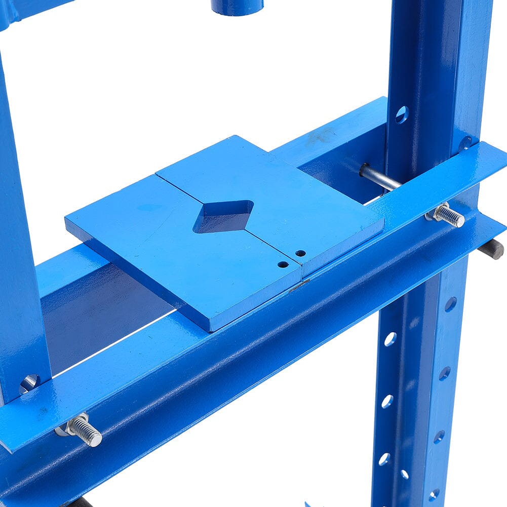 6/12/20Ton Blue Hydraulic Shop Press with Press Plates