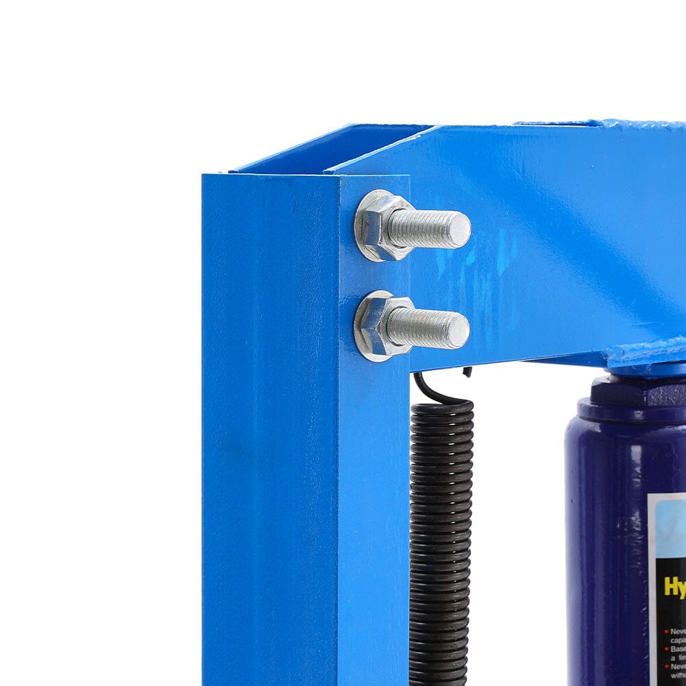 6/12/20Ton Blue Hydraulic Shop Press with Press Plates