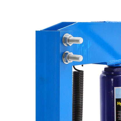6/12/20Ton Blue Hydraulic Shop Press with Press Plates