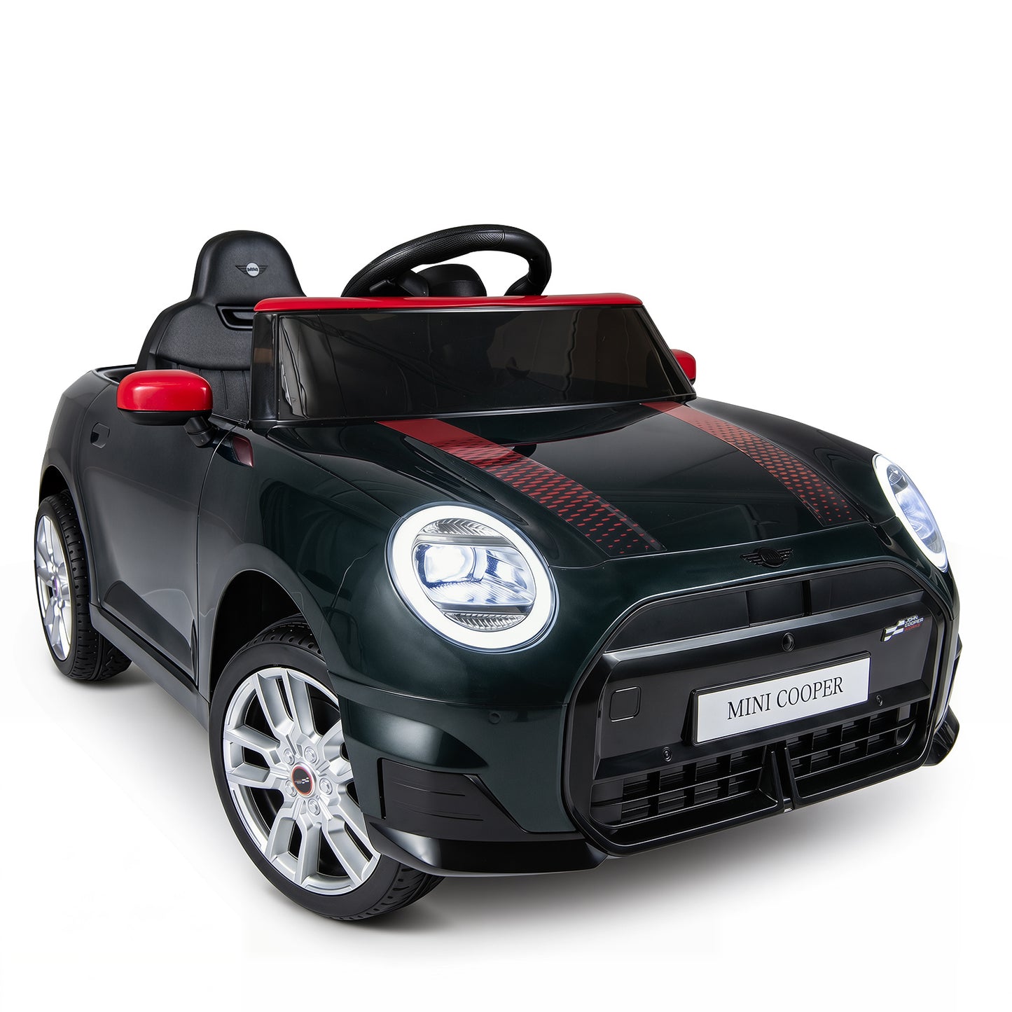 12V Electric Kids Ride on Car BMW MINI Licensed with Remote Control-Black