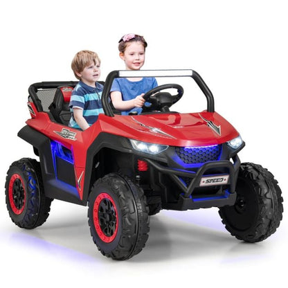 12V Kids Ride on UTV 2-Seater Electric Car with Remote Control-Red