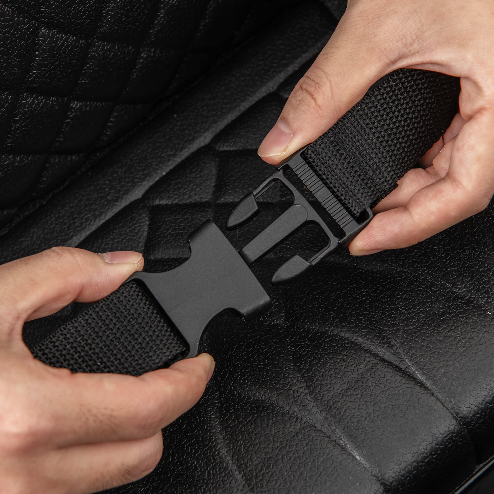 12V Kid Ride on Police Car with Remote Control for Children-Black