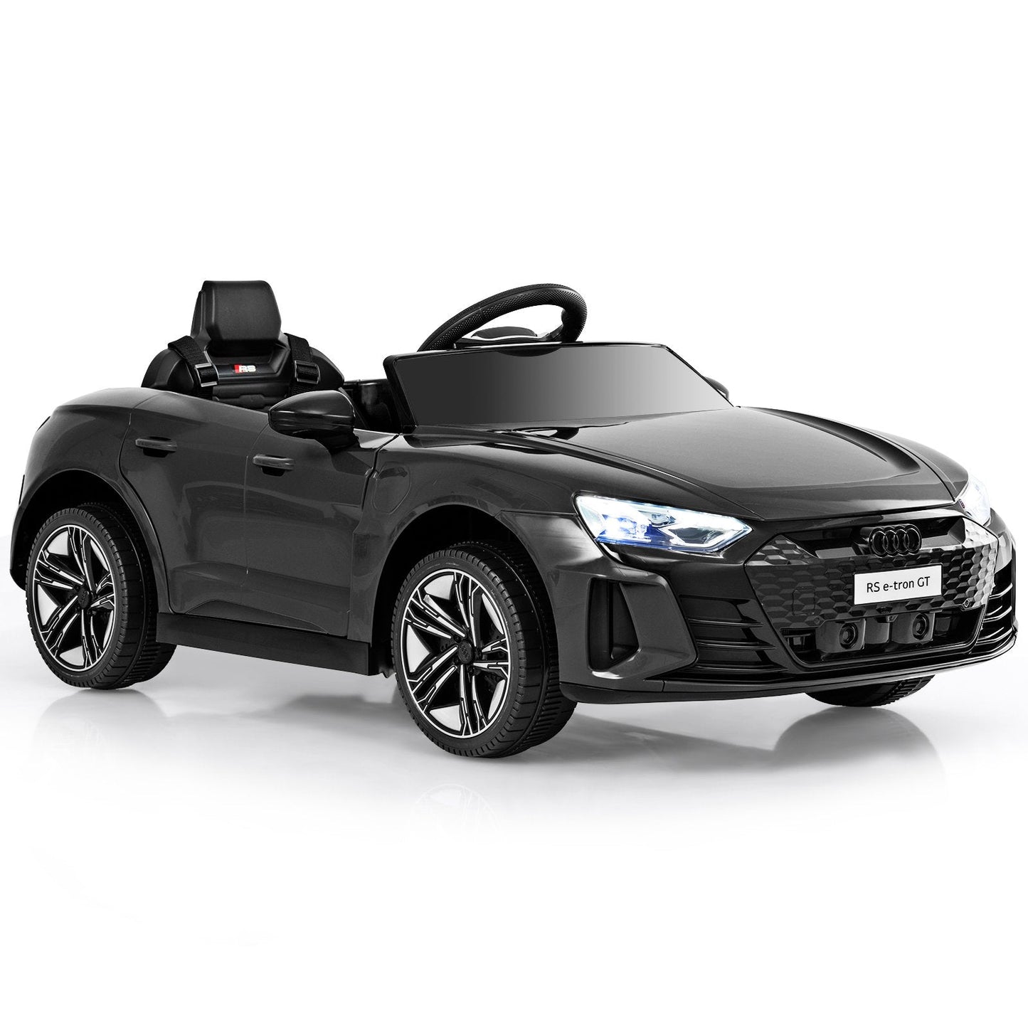 12V Audi Licensed Electric Kids Ride On Car with Remote Control-Black