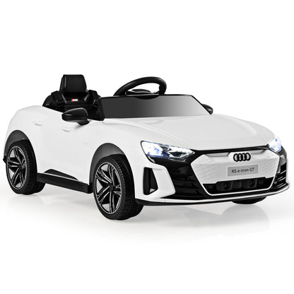 12V Audi Licensed Electric Kids Ride On Car with Remote Control-White