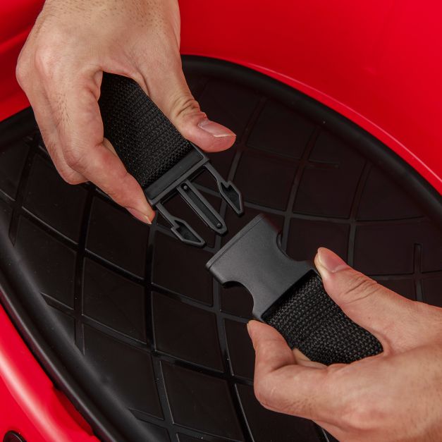 12V Kids Ride on Bumper Car with Remote Control and Music-Red