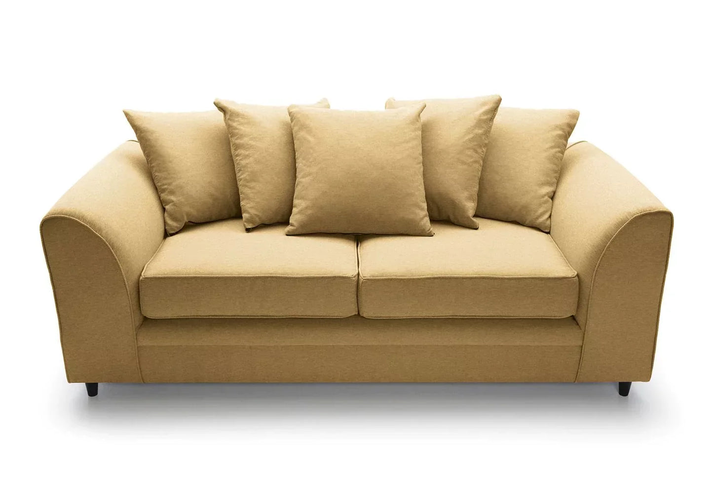 Dorota II Fabric Corner Sofa - Mustard