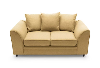 Dorota II Fabric Corner Sofa - Mustard