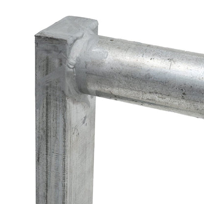 4-12FT Durable Galvanized Metal Field Gate