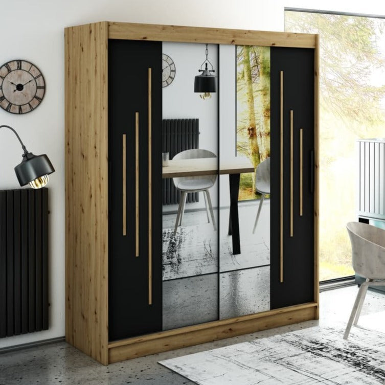 Leto Y1 Sliding Door Wardrobe 180cm