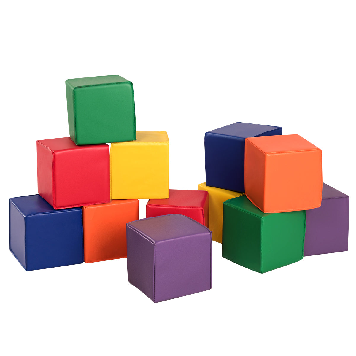 12 Pieces Foam Building Blocks for Kids Soft Foam Playset