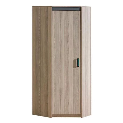 Ursus Corner 1-Door Kid's Ash Wardrobe 75cm - Green, Purple or Orange