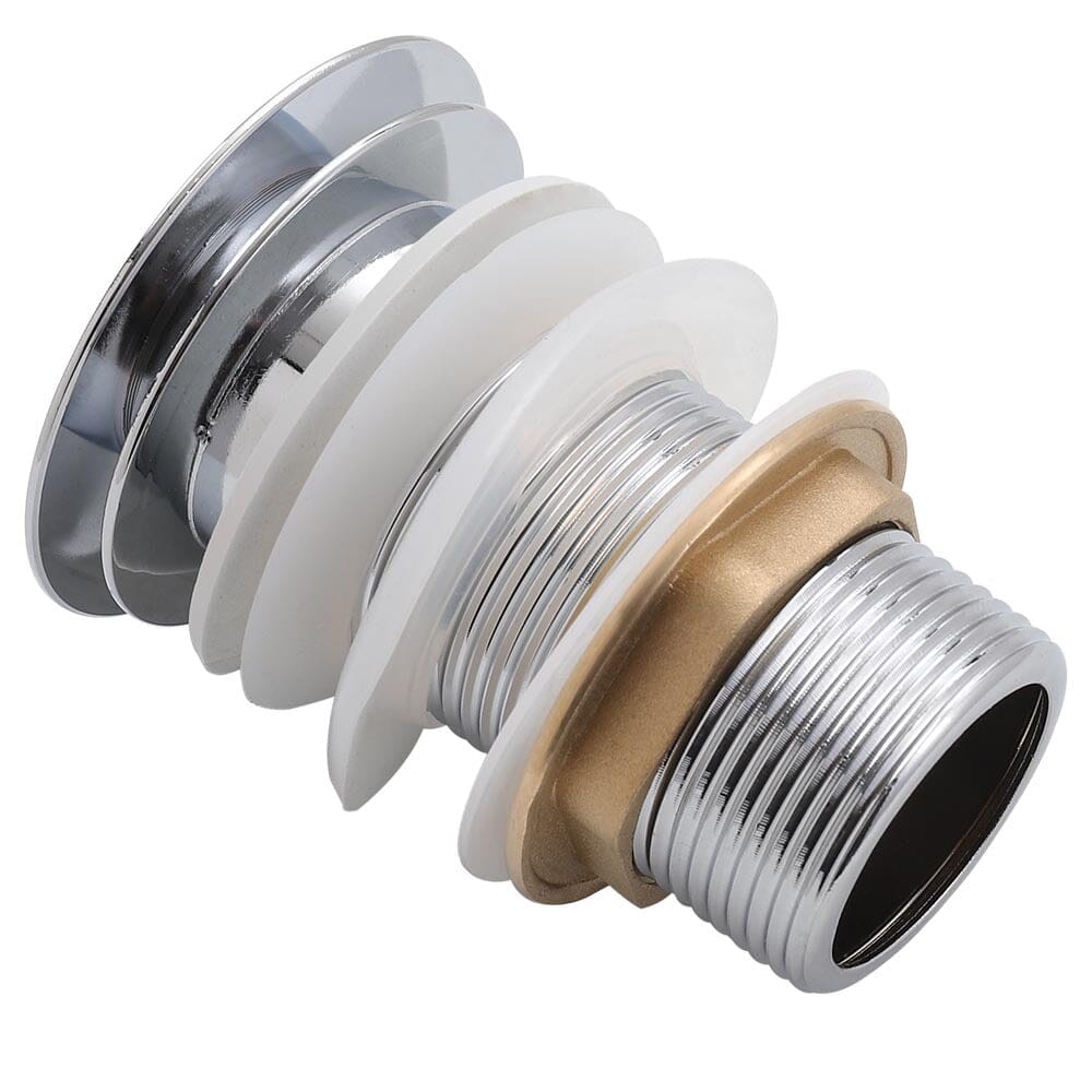 Premium Ceramic Sink with Stainless Steel Pop-upand Mounting Ring