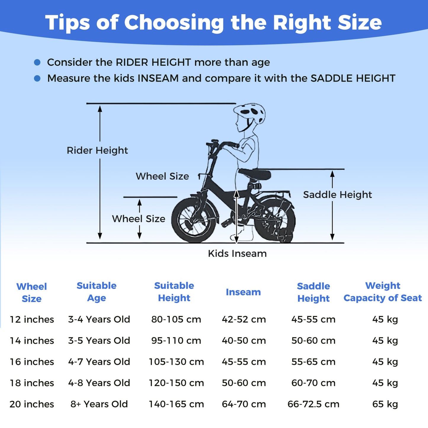 14 Inch Kids Bike with Dual Brakes for 3-5 Years Checkered Racing Series Blue
