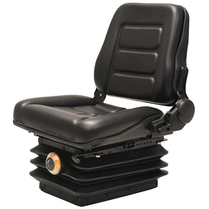 142319 vidaXL Forklift & Tractor Seat with Suspension and Adjustable Backrest 1