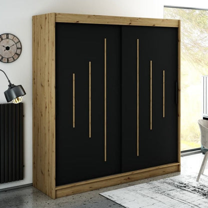 Leto Y Sliding Door Wardrobe 200cm