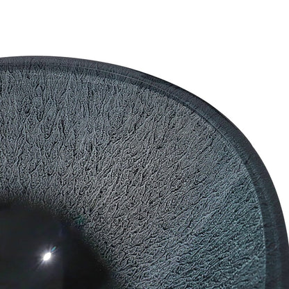 54cm W Oval Bathroom Art Tempered Glass Sink