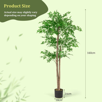 150 CM Artificial Bamboo Tree Set of 2 Faux Bamboo Plant