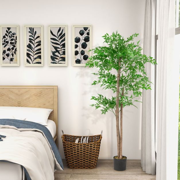150 CM Artificial Bamboo Tree Set of 2 Faux Bamboo Plant