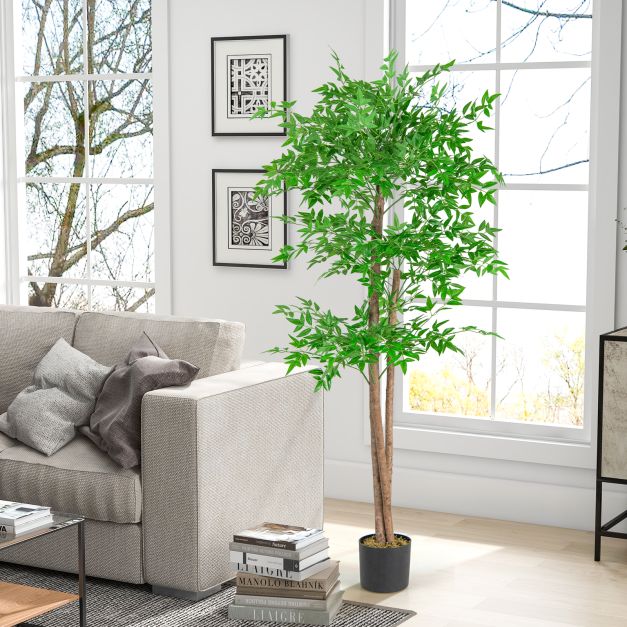 150 CM Artificial Bamboo Tree Set of 2 Faux Bamboo Plant