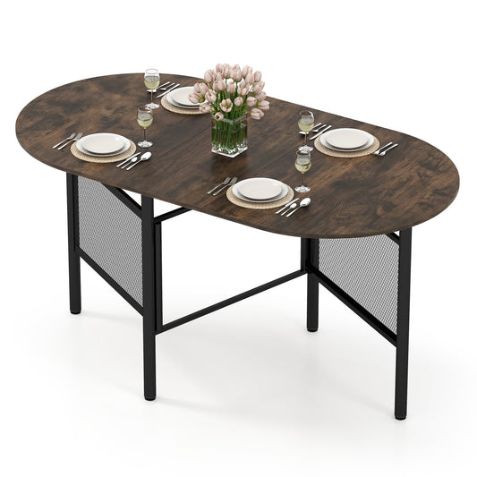 150 CM Folding Dining Table in Brown