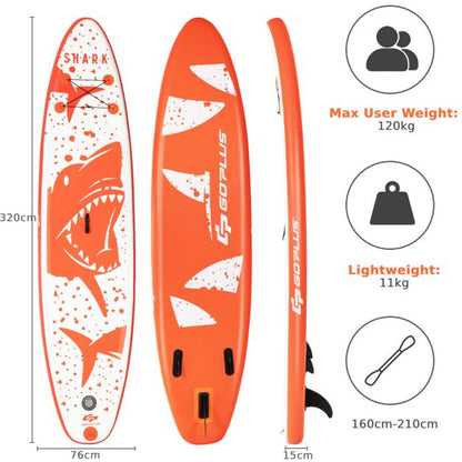 10.5FT Inflatable Stand Up Paddle Board SUP Non-Slip Deck