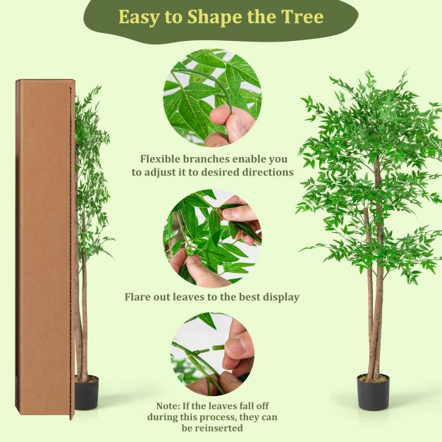 150 CM Artificial Bamboo Tree Faux Bamboo Plant