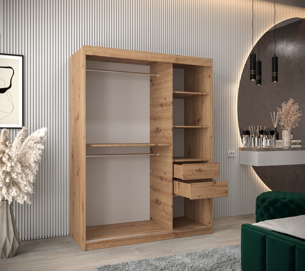 Verona 02 Sliding Door Wardrobe 150cm