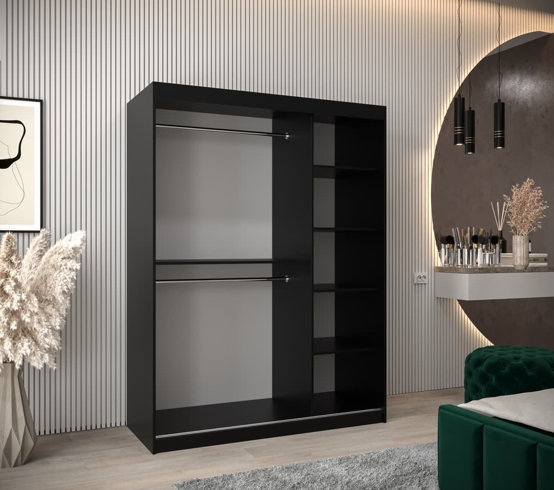 York Sliding Door Wardrobe 150cm