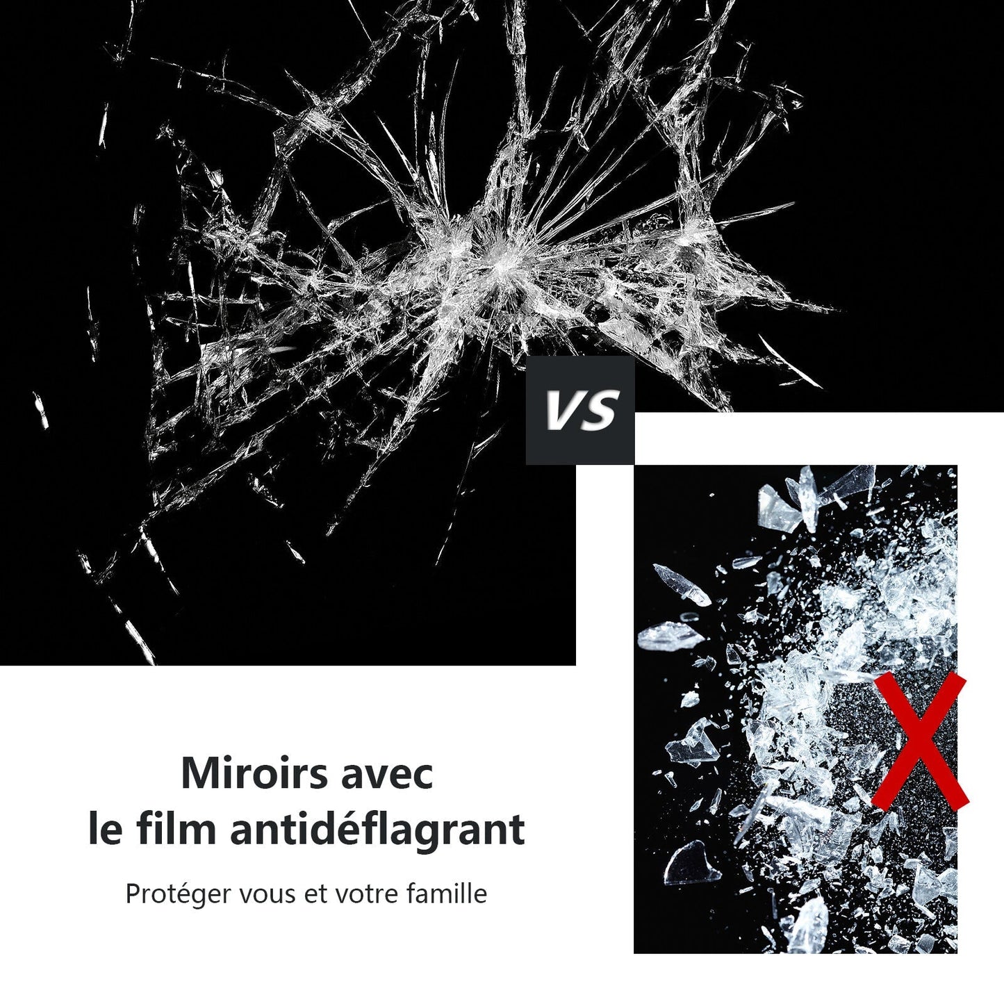 153 x 37 cm Wooden Frame Rectangle Full Length Mirror-Black