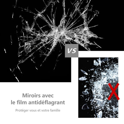 153 x 37 cm Wooden Frame Rectangle Full Length Mirror-White