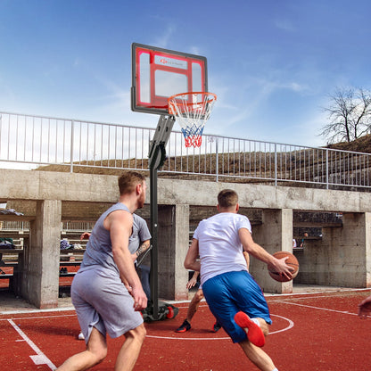 1.55-3.1M Height Adjustable Basketball Hoop with Wheels - Furniture Gold