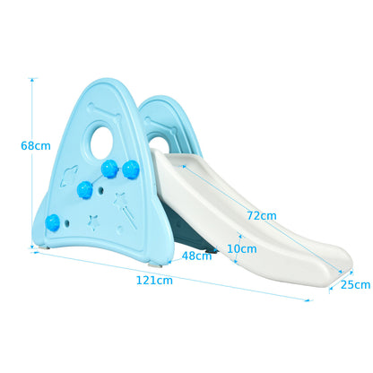Kids Slide Playground Garden Climber Slide Set Children Baby Toys Out / Indoor-Blue