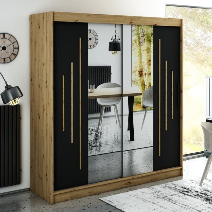 Leto Y1 Sliding Door Wardrobe 200cm