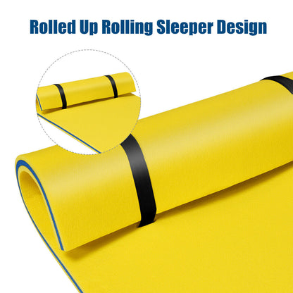 3-Layer Relaxing Tear-proof Water Mat-Yellow