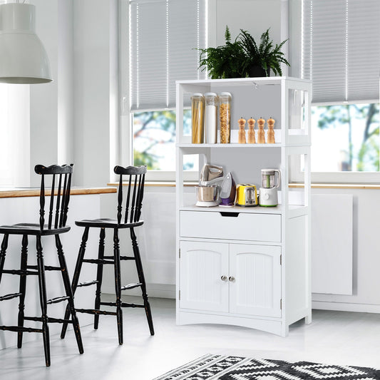 Storage Cabinet Display Shelf with Durable Material for Bathroom
