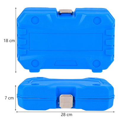 16pcs Impact Brake Caliper Socket Set with Engines and Hubs of Most Car Brands-Blue