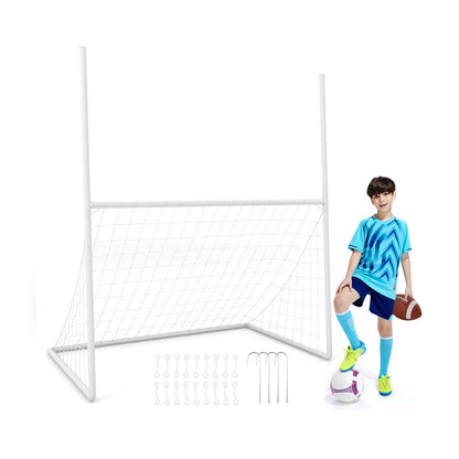 2 in 1 Backyard Football Net with PE Netting for Park Backyard School