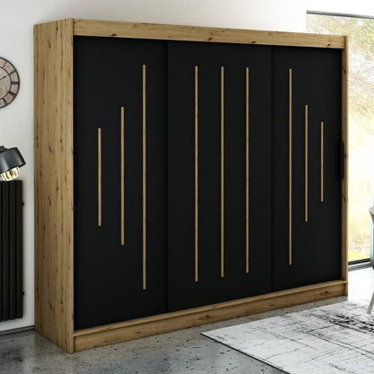 Leto Y Sliding Door Wardrobe 250cm