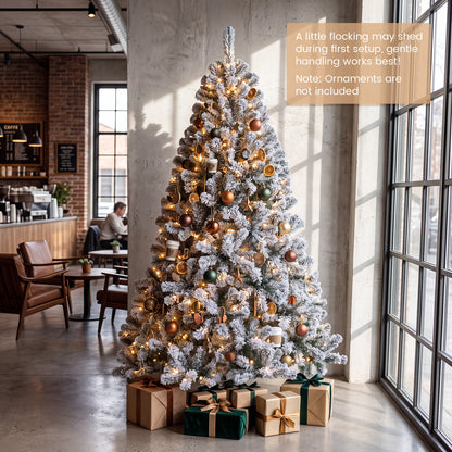 180 cm Smart RGB Pencil Christmas Tree with Remote and 300 Pre-Lit RGB LED Lights-M