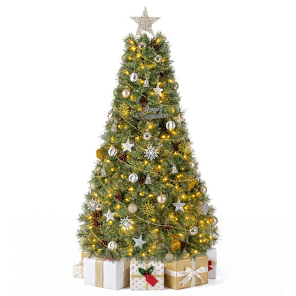180CM Christmas Tree with Ornaments 360 Lush Branch Tips